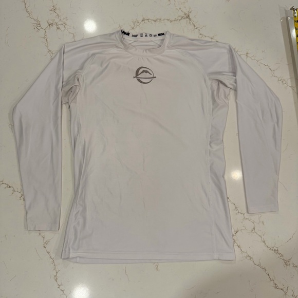 White Long Sleeve Rashguard - Picture 1 of 3